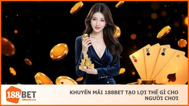 Khuyến mãi 188bet 1 Khuyến mãi 188bet tạo lợi thế chiến lược cho người chơi trong từng phiên cược